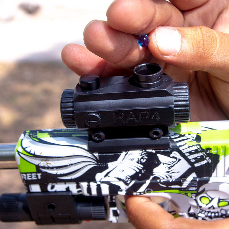 PISTOLA LÁSER DE HIDROGEL