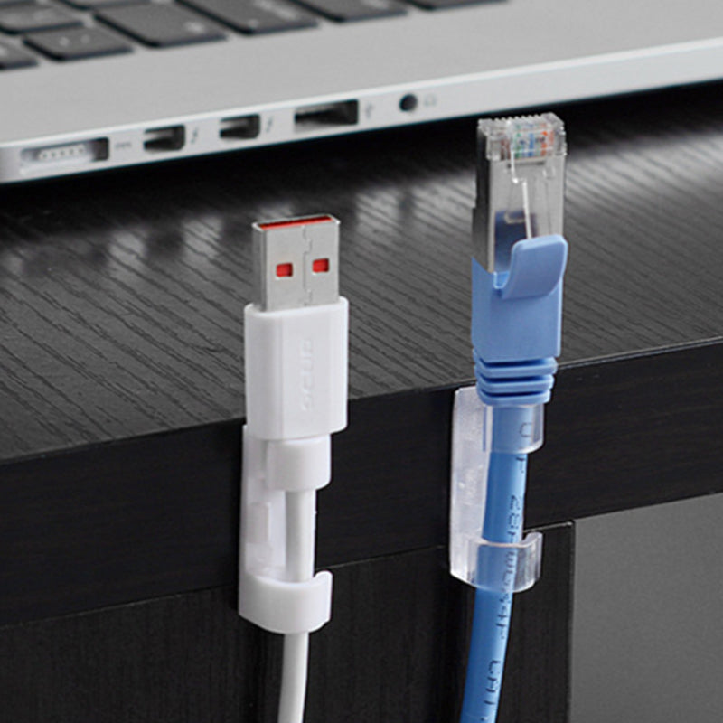 CLIPS AUTOADHESIVOS PARA CABLES (80 UNDS)
