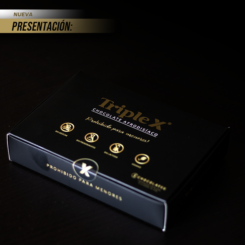 CAJA DE CHOCOLATE PREMIUM AFRODISIACO TRIPLE X®