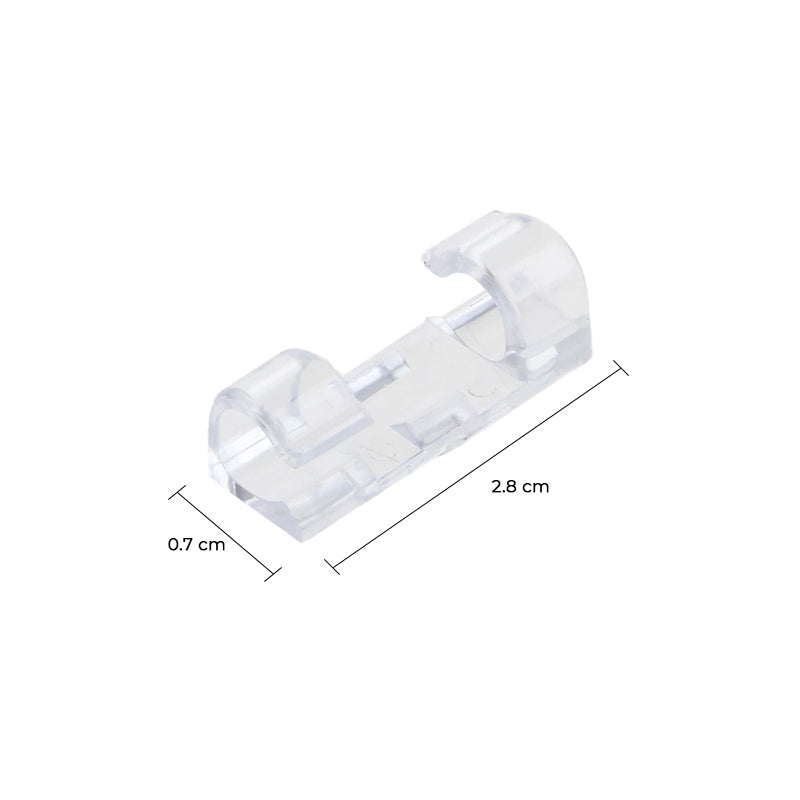 CLIPS AUTOADHESIVOS PARA CABLES (80 UNDS)