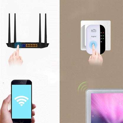 AMPLIFICADOR INALÁMBRICO WIFI (IDEAL PARA CASAS, OFICINAS Y MÁS)