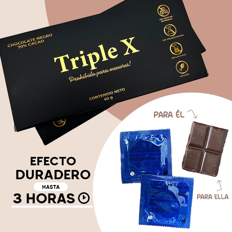 CAJA DE CHOCOLATE PREMIUM AFRODISIACO TRIPLE X®