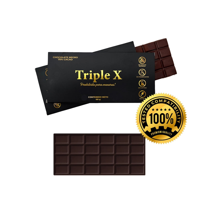 CAJA DE CHOCOLATE PREMIUM AFRODISIACO TRIPLE X®