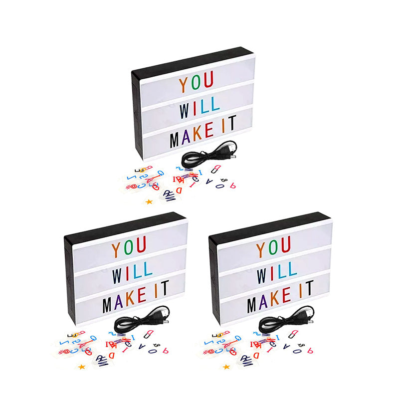 PIZARRA DECORATIVA LED CON LETRAS
