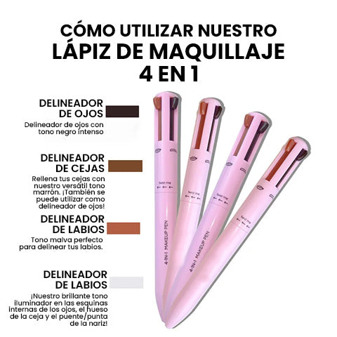 LÁPIZ DE MAQUILLAJE 4 EN 1