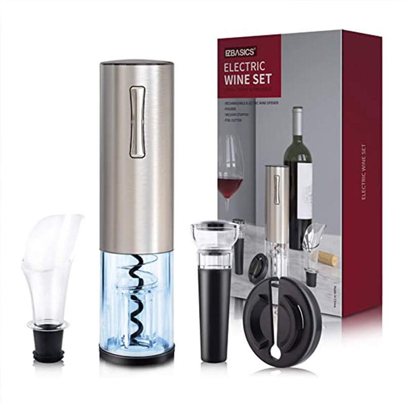 Set de Sacacorchos Eléctrico Recargable