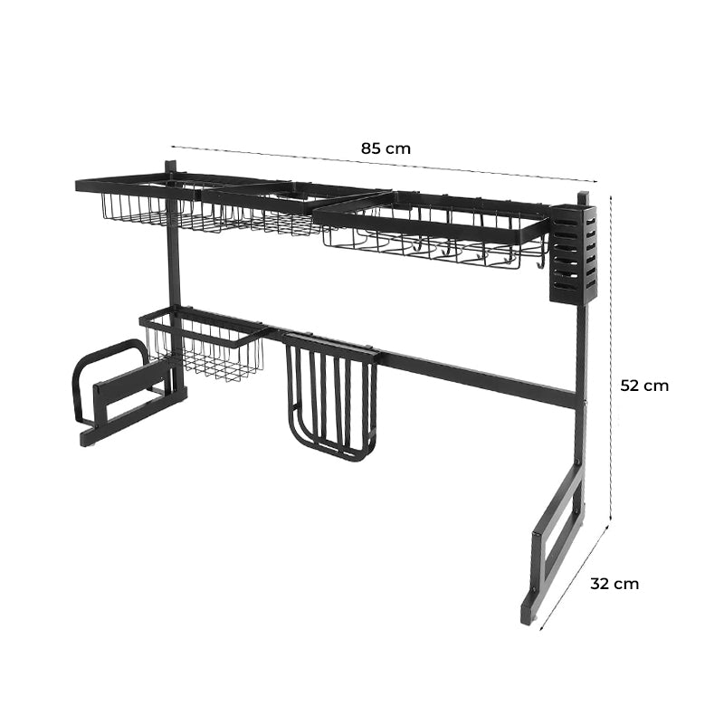 ORGANIZADOR DE PLATOS DE ACERO INOXIDABLE