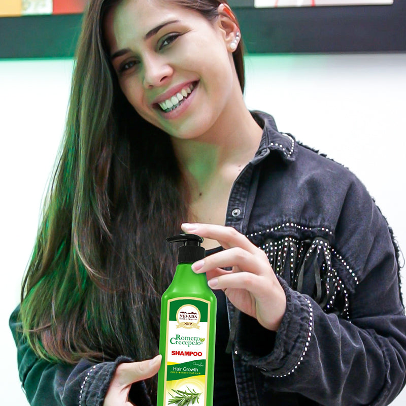 SHAMPOO CON EXTRACTO DE ROMERO PARA EL CRECIMIENTO CAPILAR