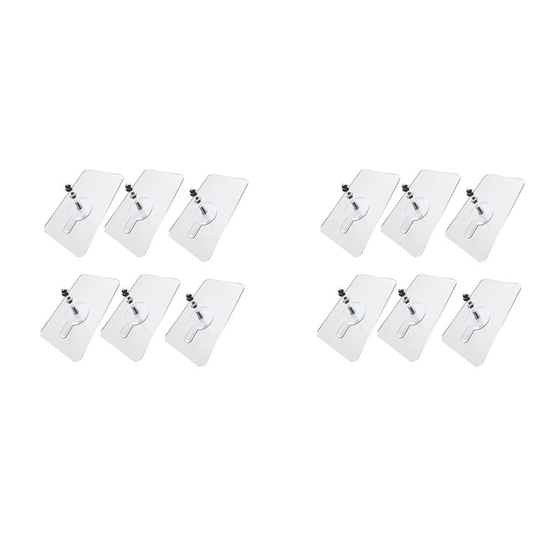 SET DE GANCHOS DE PARED AUTOADHESIVOS (6 UNDS)